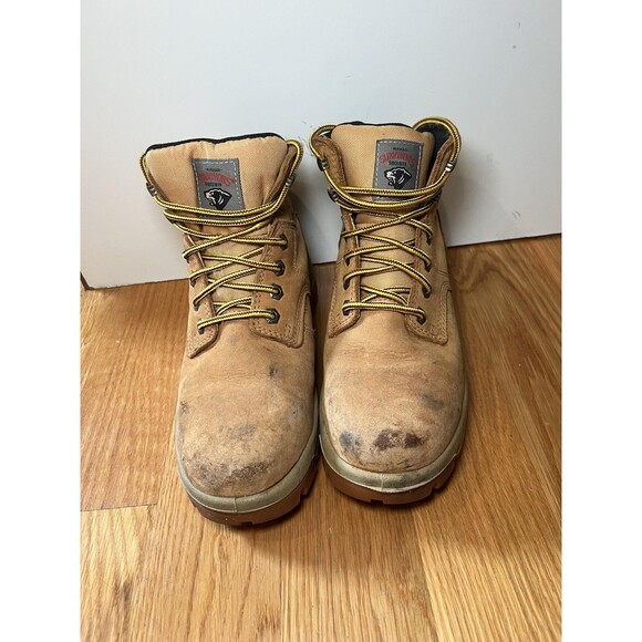 Herman Survivors Boots Mens Size 6W Brown Leather Waterproof Safety Toe Work - Picture 2 of 12